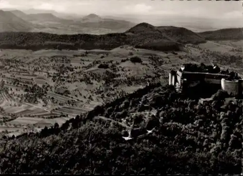 Ak Neuffen in Württemberg, Burg Hohenneuffen, Ruine  Berglandschaft, fotografie