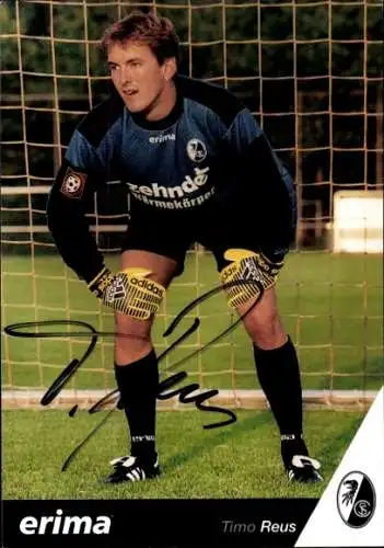 Autogrammkarte Fußballer Timo Reus, SC Freiburg, Autogramm