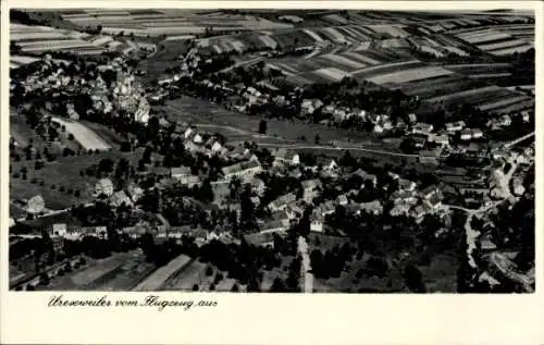Ak Urweiler St. Wendel im Saarland, Fliegeraufnahme