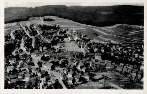 Ak Quierschied im Saarland, Fliegeraufnahme
