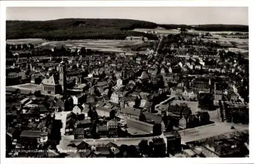 Ak Völklingen im Saarland, Fliegeraufnahme