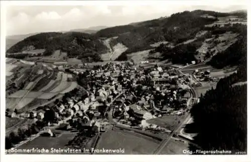 Ak Steinwiesen in Oberfranken, Fliegeraufnahme