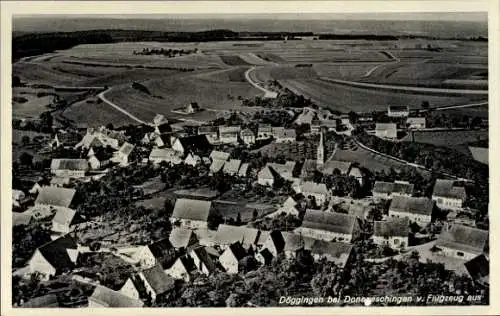Ak Döggingen Bräunlingen in Baden Württemberg, Fliegeraufnahme