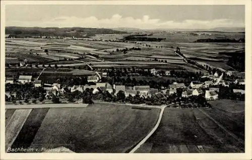 Ak Bachheim Löffingen im Schwarzwald, Luftaufnahme