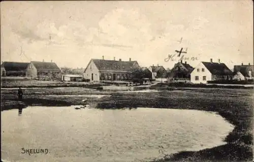 Ak Skelund Dänemark, Teilansicht