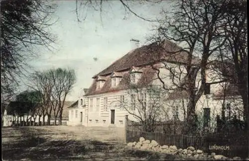 Ak Lindholm Dänemark, Teilansicht, Gebäude