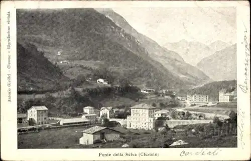 Ak Clusone Klausen Lombardia, Ponte della Selva