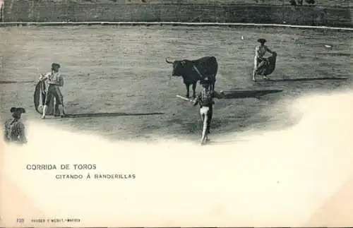 Ak Stierkampf, Citando a Banderillas