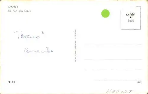 Ak Idaho, Tanker Texaco