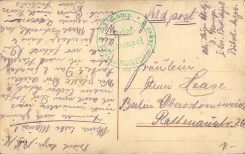 Ak Liebespaar beim Kuss