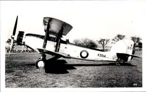 Foto Ak Flugzeug Fairey Seal I K3514