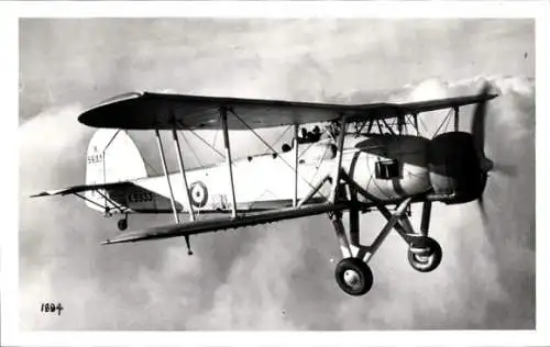Foto Britisches Militärflugzeug Fairey Swordfish, K5933