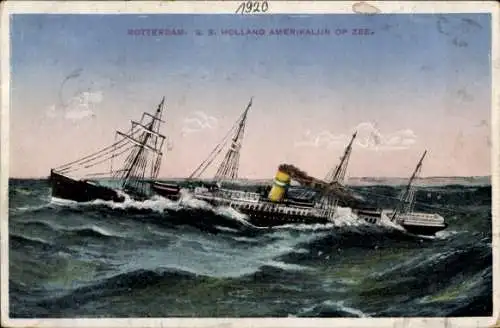 Ak Dampfer, Holland-America Line HAL