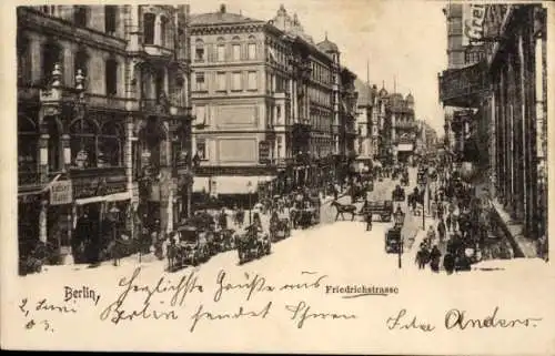 Ak Berlin Mitte, Friedrichstraße