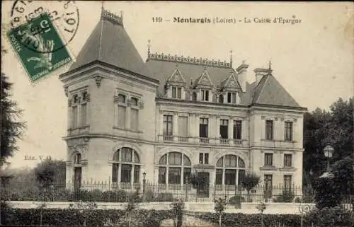 Ak Montargis Loiret, La Caisse d'Epargne, Gebäude, Architektur,  