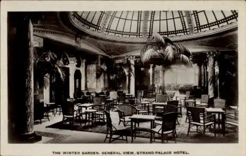 Ak London City England, Wintergarten, Strand Palace Hotel