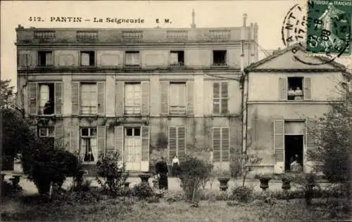 Ak Pantin Seine Saint Denis, La Seigneurie, französische Architektur, 