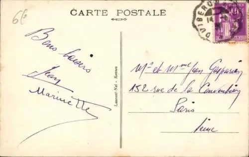 Ak Quiberon Morbihan, Hafen mit vielen Booten, Segelboote, Szene am Wasser