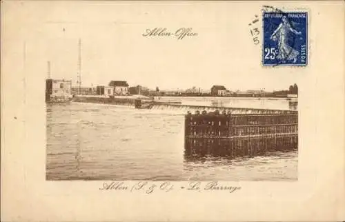 CPA Ablon Val de Marne, Barrage