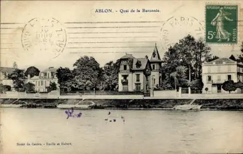 CPA Ablon Val de Marne, Quai de la Baronnie