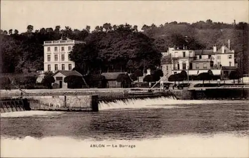 CPA Ablon Val de Marne, Barrage
