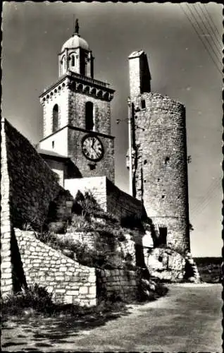 CPA Reillanne Basses Alpes de Haute Provence, Le Clocher Saint Denis