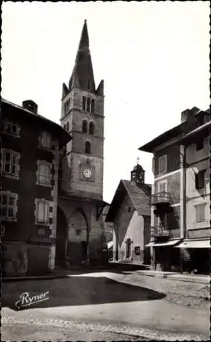 Ak Guillestre Hautes Alpes, Kirche, Glockenturm