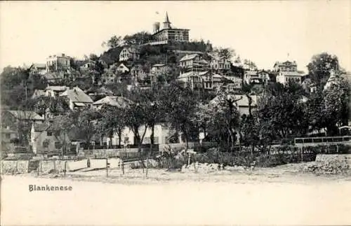 Ak Hamburg Altona Blankenese, Teilansicht, Berg
