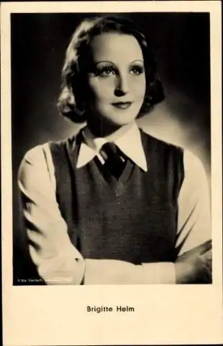 Ak Schauspielerin Brigitte Helm, Portrait