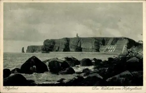 Ak Nordseeinsel Helgoland, Westküste