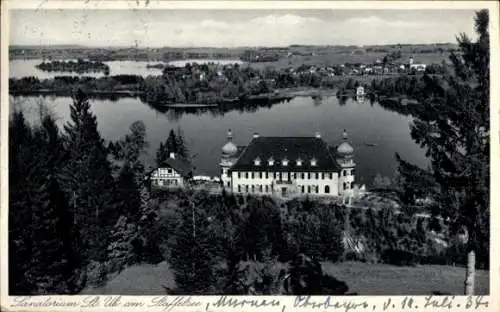 Ak Feldafing am Starnberger See Oberbayern, Sanatorium St. Uk am Staffelsee, Landschaft, ruhige G
