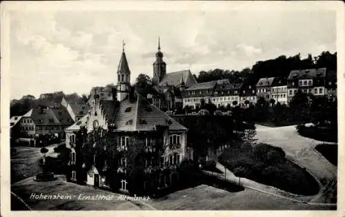Ak Hohenstein Ernstthal in Sachsen, Gesamtansicht