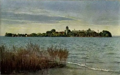 Ak Frauenwörth Insel Frauenchiemsee Chiemsee, Fraueninsel