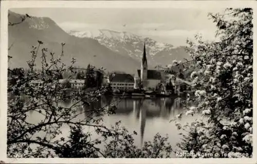 Ak Rottach Egern in Oberbayern, Teilansicht