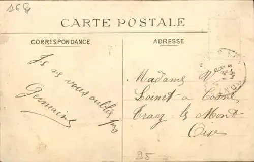CPA Persan Val-d'Oise, Le passage à niveau