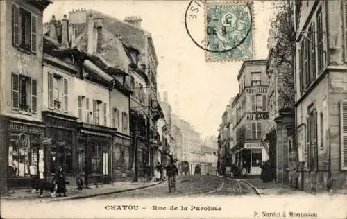 Ak Chatou Yvelines, Rue de la Paroisse