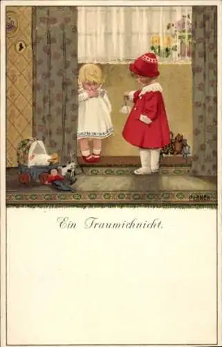 Künstler Ak Ebner, Pauli, Ein Traumichnicht, schüchternes Mädchen