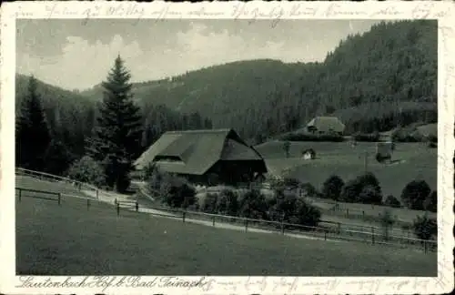Ak Bad Teinach Zavelstein im Schwarzwald, Schwarzwaldlandschaft, Bauernhof, Wald, altes nmotiv