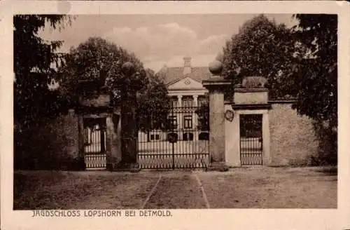 Ak Augustdorf im Teutoburger Wald, Jagdschloss Lopshorn
