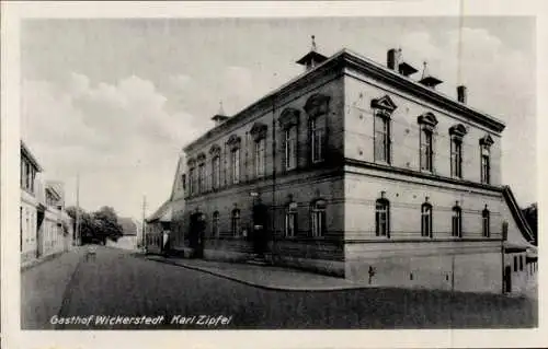 Ak Wickerstedt Bad Sulza im Weimarer Land Thüringen, Gasthof Karl Zipfel