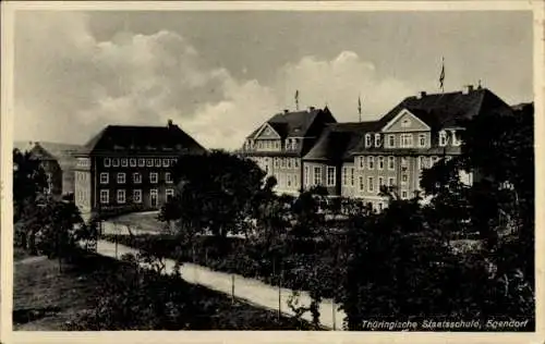 Ak Egendorf Blankenhain in der Talsenke der Schwarza Thüringen, Thüringische Staatsschule