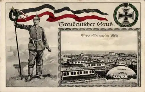 Ak Bitche Bitsch Lothringen Moselle, Truppenübungsplatz