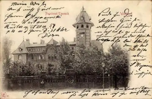 Ak Berlin Charlottenburg Westend, Pensionat Tanneck