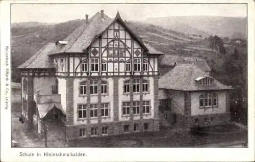 Ak Kleinschmalkalden Floh Seligenthal Thüringen, Schule