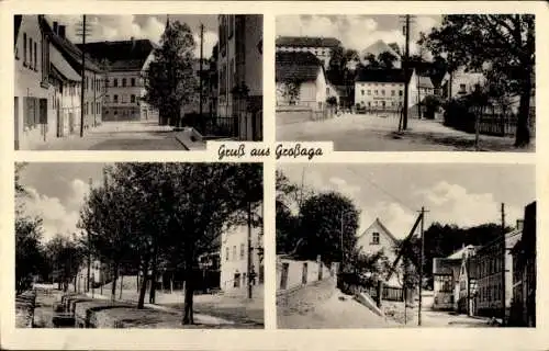 Ak Großaga Aga Gera in Thüringen, Straße, Häuser