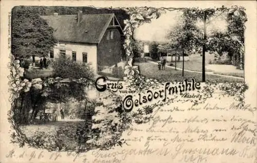 Ak Hartmannsdorf Bad Köstritz in Thüringen, Oelsdorfmühle