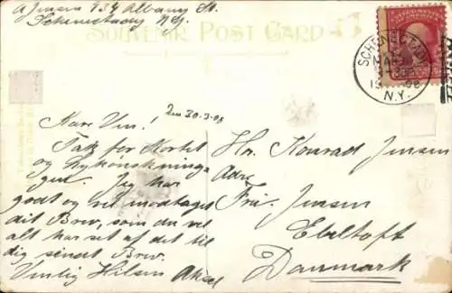 Ak New York USA, Eisenbahn, Empire State Express nach Buffalo