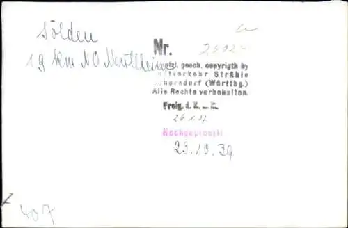 Foto Sölden im Schwarzwald, Fliegeraufnahme