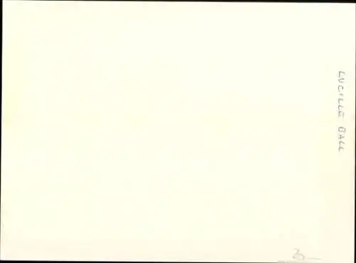 Foto Schauspielerin Lucille Ball, Portrait, Autogramm