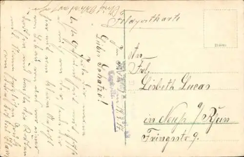 Ak Liepaja Libau Lettland, Russische Kirche, Schwanenteich, Gruß aus Libau